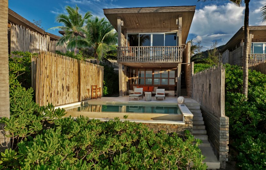 Beachfront Duplex Pool Villa